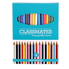 Classmates Assorted Colouring Pencils - Pack of 36
